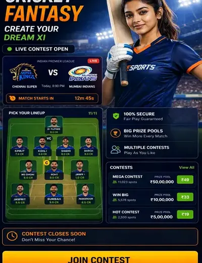 Hero11 (hero11) fantasy cricket & matchday visual 3